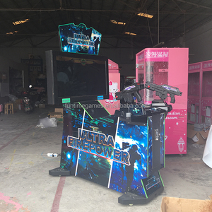 Arcade Blaster inspiré des extraterrestres Système de tir à double station Parc d'attractions intérieur Machine de jeu interactive pour enfants - Product Image 5