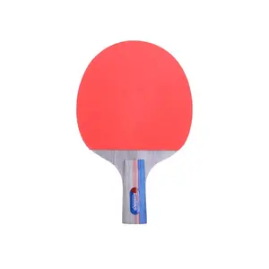 Table Tennis Racket Factory Custom Provided Ping Pong Paddles Professional Table Tennis Paddles Table Tennis Racket Set For Indoor Outdoor Games