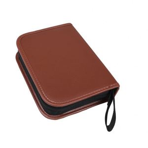 Sac d'accessoires de golf en cuir marron de haute qualité, grande capacité, ensemble de rangement multifonctionnel pour un transport pratique, polyvalent - Product Image 5