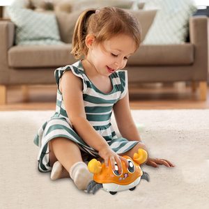 Jouets pour bébés en plastique interactifs à succès, jouet crabe rampant et marchant, temps sur le ventre, enfants de 3 ans, garçons et filles - Product Image 6