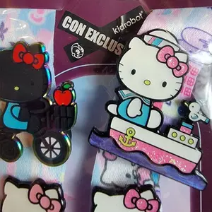 Kunden spezifischer Hersteller Metallstifte Maßge schneiderte Abzeichen Bulk Hello Kitty Emaille Pin für Kinder