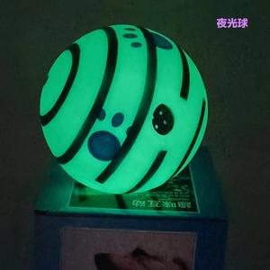 Doe Pet özel Logo köpek gıcırtılı topları oyuncak dayanıklı vinil köpek oyuncak ses kendinden eğlence haddeleme gülme topu yeşil çiğnemek oyuncaklar - Product Image 6