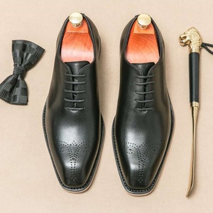 Nuevos Zapatos de Negocios Británicos 2026 para Hombre, Punta Cuadrada, Impermeables, Transpirables, Modernos, Casuales de Otoño, Hechos a Mano - Product Image 2
