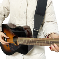 Courroie de guitare électrique rembourrée réglable personnalisée pour guitares acoustiques et basses électriques