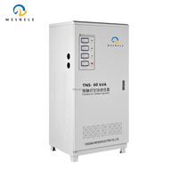 Yueqing Weisen TNS-60KVA triphasé 60KVA régulateur de tension ca stabilisateur alimentation de commande de moteur avec AVR pour une utilisation SVC