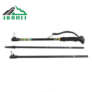 Bâtons <span class=keywords><strong>de</strong></span> <span class=keywords><strong>marche</strong></span> télescopiques ultralégers en fibre <span class=keywords><strong>de</strong></span> carbone aluminium pliable 7075 <span class=keywords><strong>nordique</strong></span> randonnée Trekking pôle extérieur ultraléger - Product Image 3