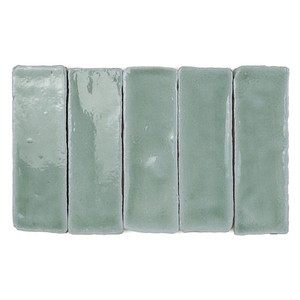 Piastrelle Vitri Aquamarine 5x15 cm smaltate con bordi irregolari per pareti e pavimenti - Product Image 1