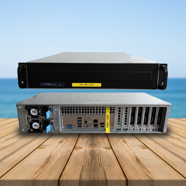 Magicpro+ 180 Channels IPTV Headend H.264 to H.265 Transcoder IP Streaming Server Hardware Video Encoder