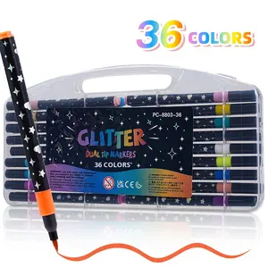 Juego de Rotuladores de Tinta Brillante Starlight, Elegante Empaque, Juego de Rotuladores de Purpurina Perlada para Estudiantes, Rotulador Fluorescente Luminoso - Product Image 3