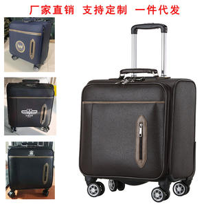 Equipaje de mano con contraseña de 16 pulgadas para negocios, ruedas de carrito, Maleta giratoria, equipaje, Maleta de cuero de 18 pulgadas, bolsas de viaje con ruedas - Product Image 3