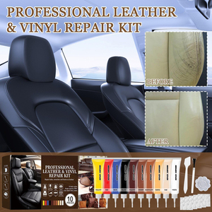 Kit de Reparación de Cuero para Muebles, Sofás, Chaquetas, Asientos de Coche <span class=keywords><strong>y</strong></span> Bolsos, Kit de Reparación de Vinilo con Instrucciones Fáciles para Combinar con Cualquier Color <span class=keywords><strong>y</strong></span> Restaurar - Product Image 2