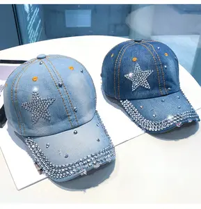 Custom 5 Panel Embroidery Logo Waterproof Laser Cut Drilled Hole Perforated sports dad Hats denim outdoor letter baseball caps