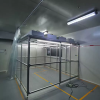 Cabine de travail modulaire portable ISO 5-7 pour laboratoire d'assemblage micro-optique