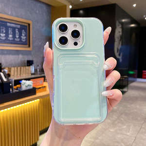 Custodia per telefono con slot per carte colorata, stile portafoglio, con tasca per <span class=keywords><strong>foto</strong></span>, per <span class=keywords><strong>iPhone</strong></span> 17 16 Pro Max 15 14 13 Pro 12 11 - Product Image 6