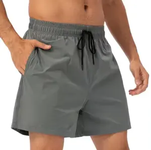 黑色尼龙短裤轻质2层氨纶训练男女通用运动短裤