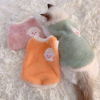 Vêtements d'hiver pour chat, pull en fourrure de lapin chaud anti-chute, pour chats, petits chiens et chatons - Tenue mignonne