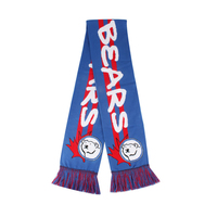 Hersteller Winter OEM Kundenspezifisch Bedruckte Acryl-Jacquard Weltfußball Sportverein Fanschals