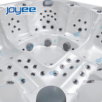 Fabricant de spas extérieurs commerciaux JOYEE, bain à remous en acrylique Aristech pour 5 personnes avec système Balboa pour les centres de villégiature et les villas