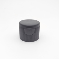 Capuchon supérieur en plastique nervuré noir 24-410 de 24mm