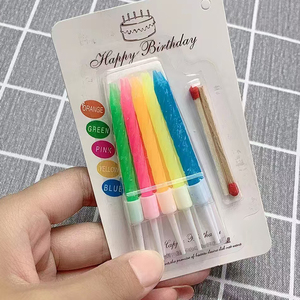 Candele a Spirale per Torta <span class=keywords><strong>di</strong></span> <span class=keywords><strong>Compleanno</strong></span>, Colorate e Metalliche, Vendita Calda - Product Image 5