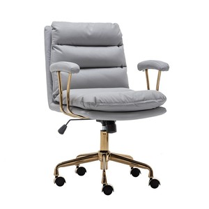 Executive <b>Chair</b> Genuine Leather 36cm Backrest Rotating Tilting Office <b>Chair</b> Comfortable Home <b>Study</b> Conference Room <b>Chair</b> - Product Image 5