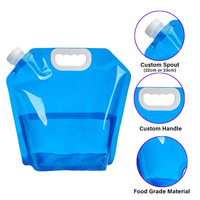 Pochettes souples personnalisées avec bec verseur pour liquides, boissons, huile, bière, eau – 1L, 2L, 3L, 4L, 5L, 10L