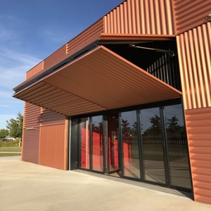 Puertas de Garaje Plegables Dobles <span class=keywords><strong>para</strong></span> Villas, Puertas Eléctricas <span class=keywords><strong>para</strong></span> Patios Exteriores, Puertas Plegables Duraderas, Puerta de Garaje Moderna - Product Image 1
