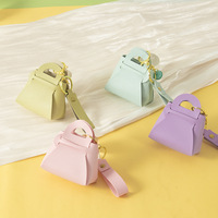 Portable Mini Porte-clés Sac Multifonctionnel Mode Bracelet Portefeuille Porte-clés En Cuir Sac Chaîne pour Sac Charme