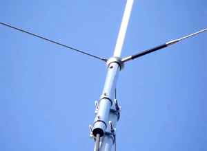 เสาอากาศสถานีฐานแบบติดตั้งถาวร V2000 Diamonds แบบสามย่านความถี่ HF VHF UHF ทำจากไฟเบอร์กลาส สำหรับใช้งานภายนอกอาคารและภายในบ้าน - Product Image 3