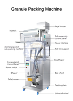 Machine d'emballage automatique multifonctionnelle pour chips de cajou, chips de pommes de terre et pop-corn, prix d'usine