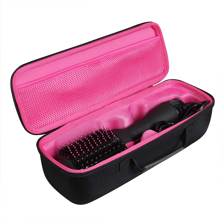 Fornitore personalizzato strumento per la cura dei capelli duri custodia da viaggio con spazzola ad aria calda EVA Storage