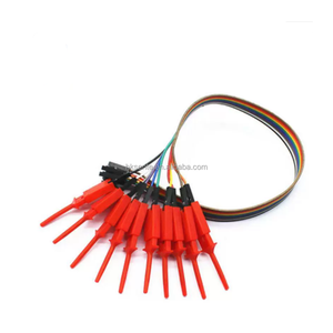 Lot de 10 pinces de test avec fil Dupont pour analyseur logique, multimètre et sonde de test - Product Image 2