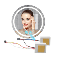 Capteur tactile pour interrupteur de capteur tactile de miroir de salle de bain Led avec fonction de désembuage et de gradation