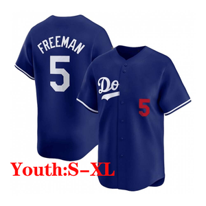 批发青少年缝制棒球衫洛杉矶50 Mookie Betts 5 Freddie Freeman 17 Shohei Ohtani儿童球衣 - Product Image 2