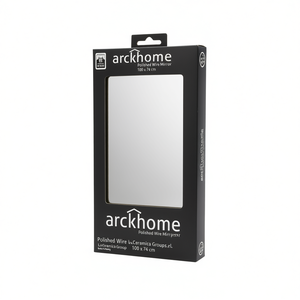 Espejo de Baño Archhome con Marco de Alambre Pulido de 100 x 74 cm - Product Image 2