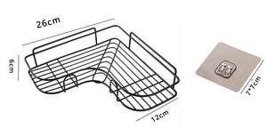 <span class=keywords><strong>Étagère</strong></span> <span class=keywords><strong>de</strong></span> salle <span class=keywords><strong>de</strong></span> bain en métal, <span class=keywords><strong>étagère</strong></span> murale <span class=keywords><strong>de</strong></span> douche pour le rangement du shampoing, support <span class=keywords><strong>de</strong></span> rangement <span class=keywords><strong>de</strong></span> <span class=keywords><strong>cuisine</strong></span> <span class=keywords><strong>à</strong></span> ventouse sans perçage, accessoires - Product Image 2