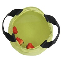 Vente en gros de lavabo pliable portable en polyester PVC imperméable 5L pour le camping en plein air et l'escalade, toutes saisons