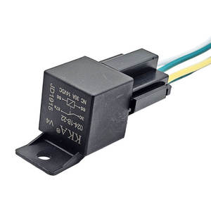 Waterproof Car Relay <b>12V</b> 30A 5Pin DC Relay Practical Auto <b>Socket</b> with Starter Black Relay - Product Image 4