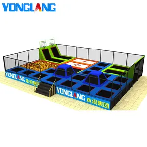 Yonglang Trampolines Galvanized Steel Indoor Bungee Trampoline Park YL-BC008
