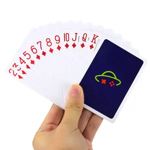 Echt Spelen 280Gsm Blauwe Kern Papier Blanco Poker Card Sublimatie