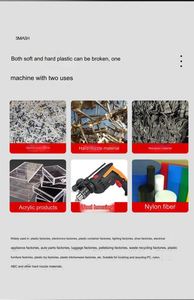 Broyeur insonorisé à vitesse moyenne-basse à prix d'usine avec système de recyclage instantané pour déchets plastiques à bordure - Product Image 4