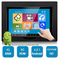 Pemutar Multimedia nirkabel, pemutar Multimedia, monitor kursi Bus belakang TV Video 10.1 inci 4g Linux LCD 10.1