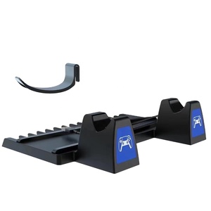 Für <span class=keywords><strong>PS5</strong></span> 2-in-1 Spielkonsolen-Vertikalständer für PlayStation 5 <span class=keywords><strong>PS5</strong></span>/<span class=keywords><strong>PS5</strong></span> Digital Version Doppel-Controller-Halterung - Product Image 2