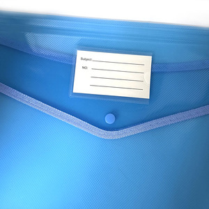 FC838 50c Bolsa de Almacenamiento con Botón Engrosado, Portadocumentos FC, Bolsa Transparente para Archivos con Cierre de Botón a Presión - Product Image 5