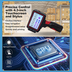 Wiseprint nhà máy in máy logo số mã nhãn ngày tij cầm tay di động HP-WP500 cầm tay máy in phun - Product Image 3