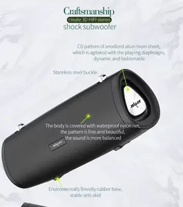 2024 Amazon Hot Sell S39 Mini portatile Hifi BT altoparlante Wireless per esterni carillon Super basso Tws potente altoparlante per feste