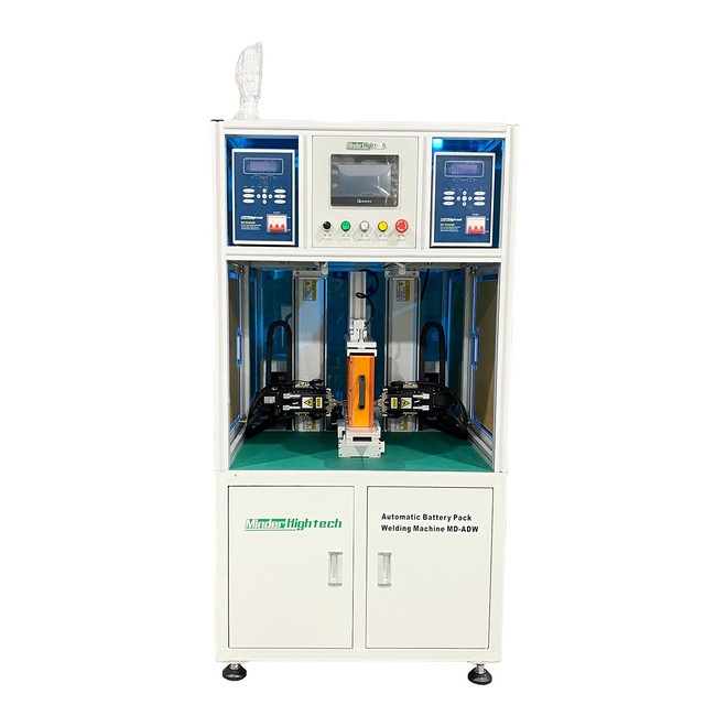 Automatic Lithium Battery Dual Side Spot Welder 5000A 8000A DC Pulse Spot Welding Machine Battery Tab Welder for Battery Pack