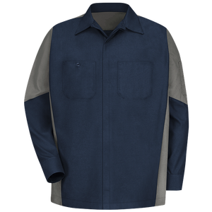 Custom Stylish Long Sleeve Two-Tone <b>Shirt</b> for <b>Men</b> Functional, Durable, and Perfect for Workwear - Product Image 1
