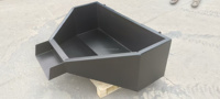 Mini Skid Steer Loader Gite pencampuran beton bucket untuk konstruksi dan proyek lanskap