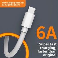 Câble de charge et de données USB 2.0 vers Type C 6A à charge rapide 66W pour téléphones mobiles iPhone 17 Pro et Xiaomi – Vente en gros usine